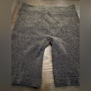 Intimately Free‎ People Black and Gold Sparkle Glitter Biker Shorts